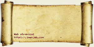 Mila Stojmenović vizit kartica